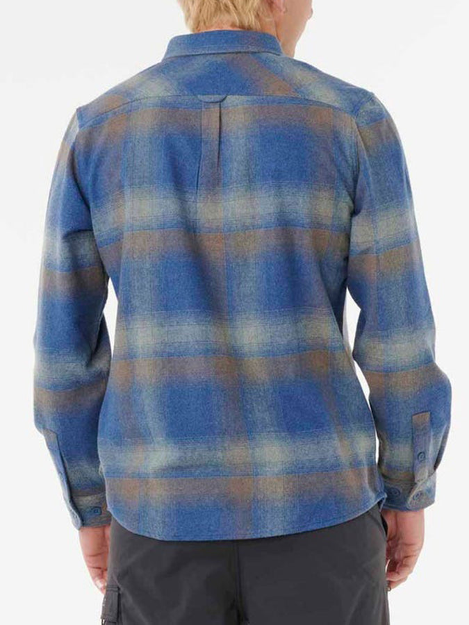 Rip Curl Search Wool Flannel Long Sleeve Buttondown Shirt Fall 2025 | LIGHT NAVY (2359)