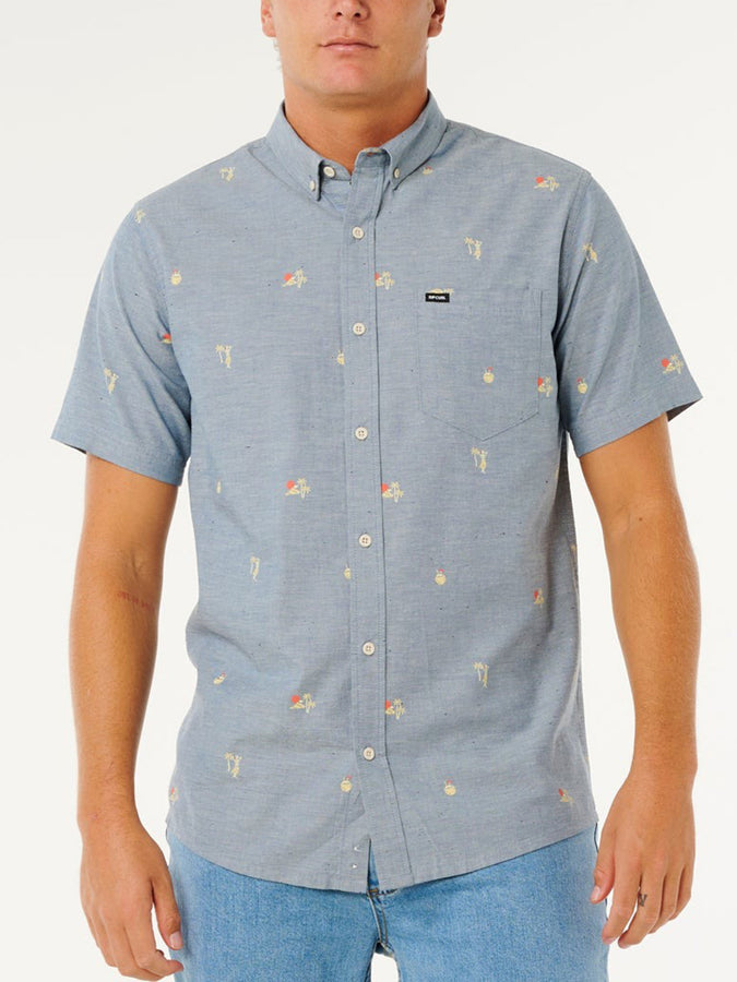 Rip Curl Skelly Breach S/S Buttondown Shirt Spring 2026 | BLUEFIN (2361)