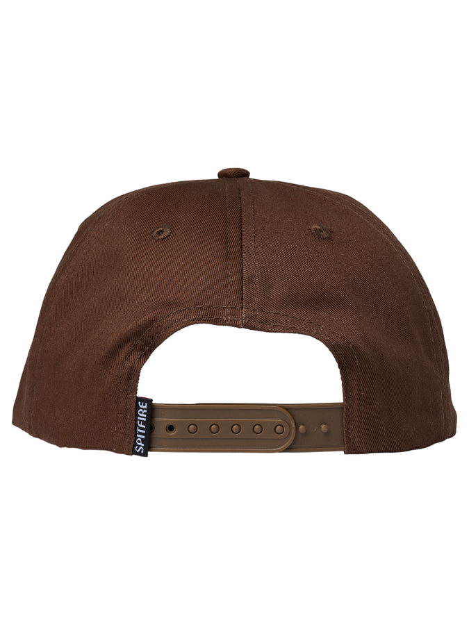 Spitfire Old E Arch Snapback Hat | BROWN