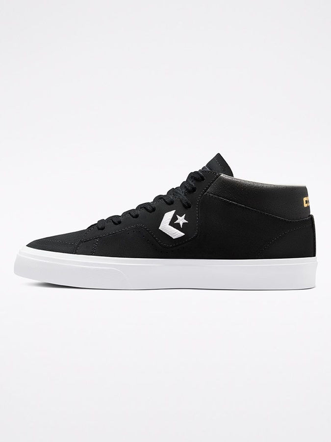 Converse Louie Lopez Pro Mid Black/Black/White Shoes | BLACK/BLACK/WHITE