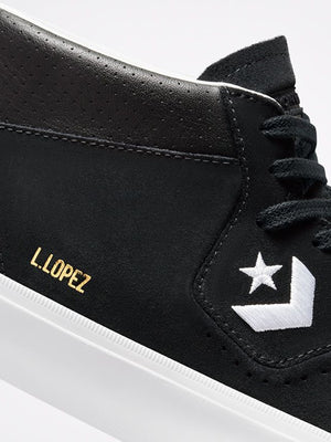 Converse Louie Lopez Pro Mid Black/Black/White Shoes
