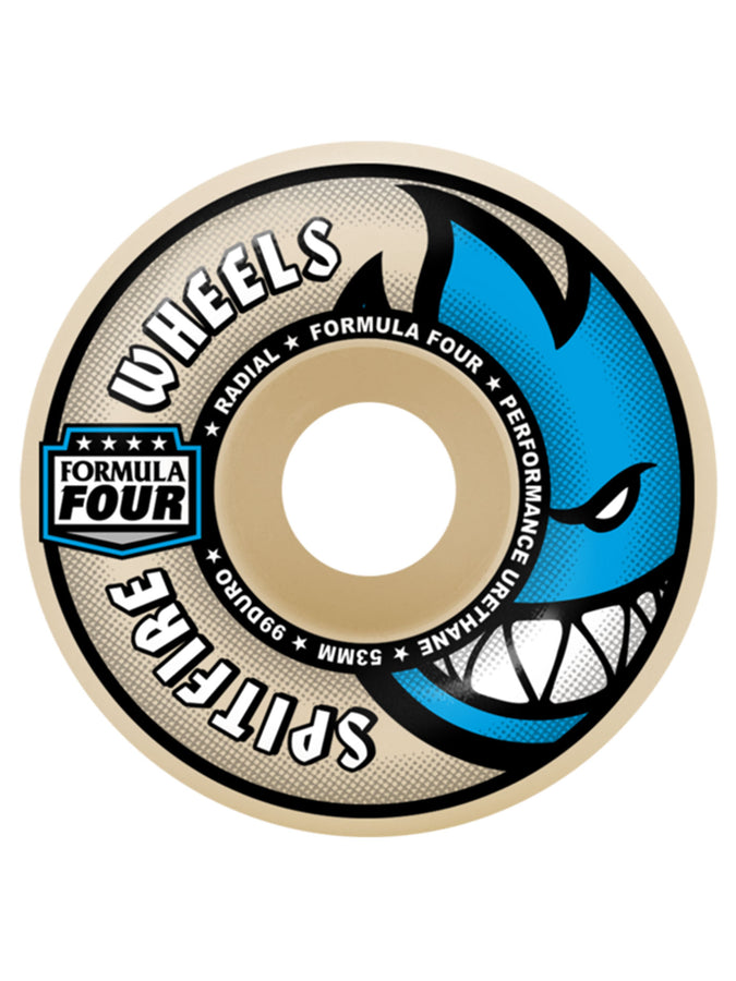 Spitfire F4 Radial Skateboard Wheels | NATURAL