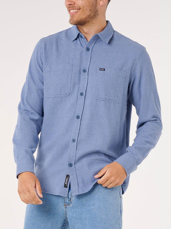 Rip Curl Dog Beach Flannel L/S Buttondown Shirt Holiday 2025 | BLUEFIN (2361)