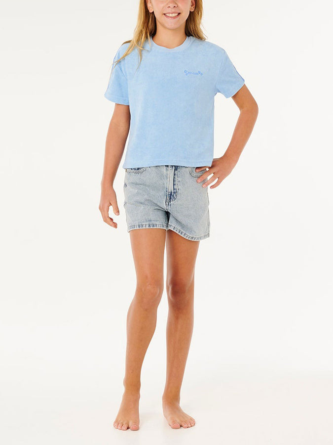 Rip Curl Sunshine Squad Terry T-Shirt Spring 2026 | LIGHT BLUE (1080)