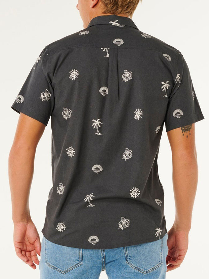 Rip Curl Sessions Short Sleeve Buttondown Shirt Spring 2026 | WASHED BLACK (8264)