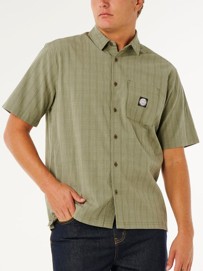 Rip Curl Premium Surf Check S/S Buttondown Shirt Spring 2026 | SURPLUS GREEN (8231)