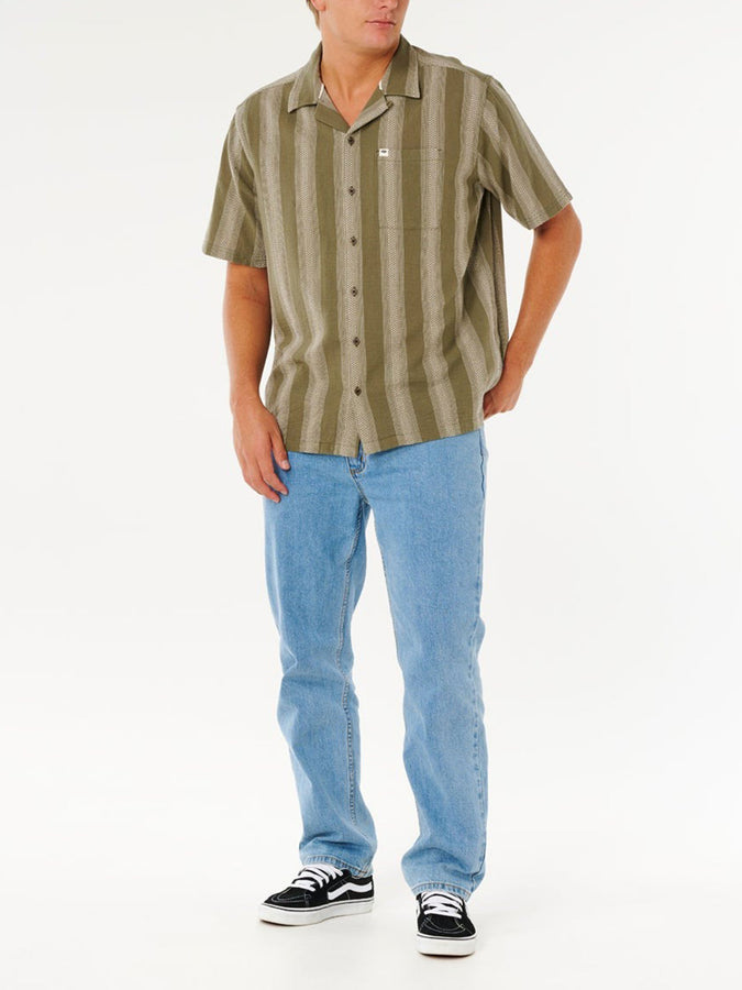 Rip Curl Classic Surf Weaver S/S Buttondown Shirt Spring 2026 | FATIGUE (4867)