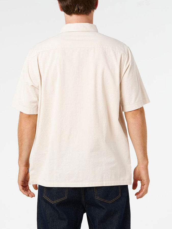 Rip Curl AOTS Short Sleeve Buttondown Shirt Summer 2026 | VINTAGE WHITE (8861)