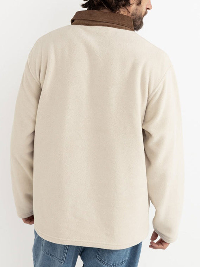 Rhythm Awake Polar Fleece Polo Fall 2025 | NATURAL