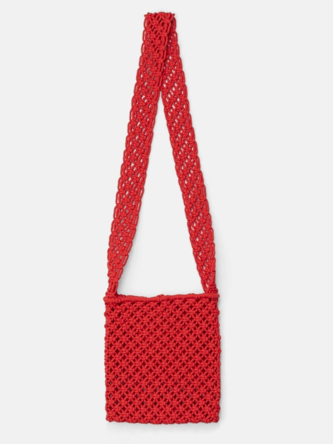 Rhythm Crochet Shoulder Bag 2025 | RED