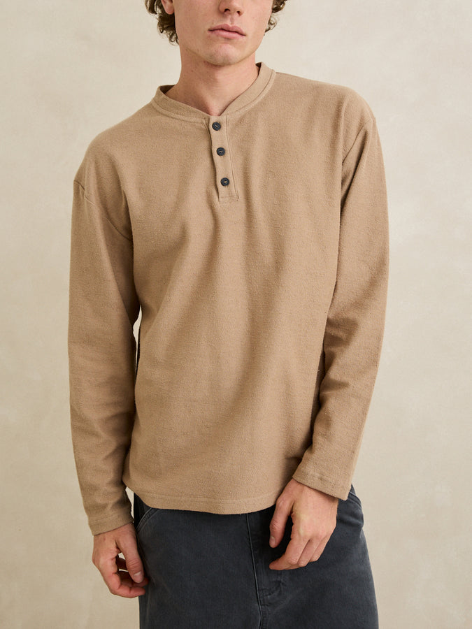 Rhythm Vintage Terry Henley Long Sleeve T-Shirt Fall 2026 | INCENSE