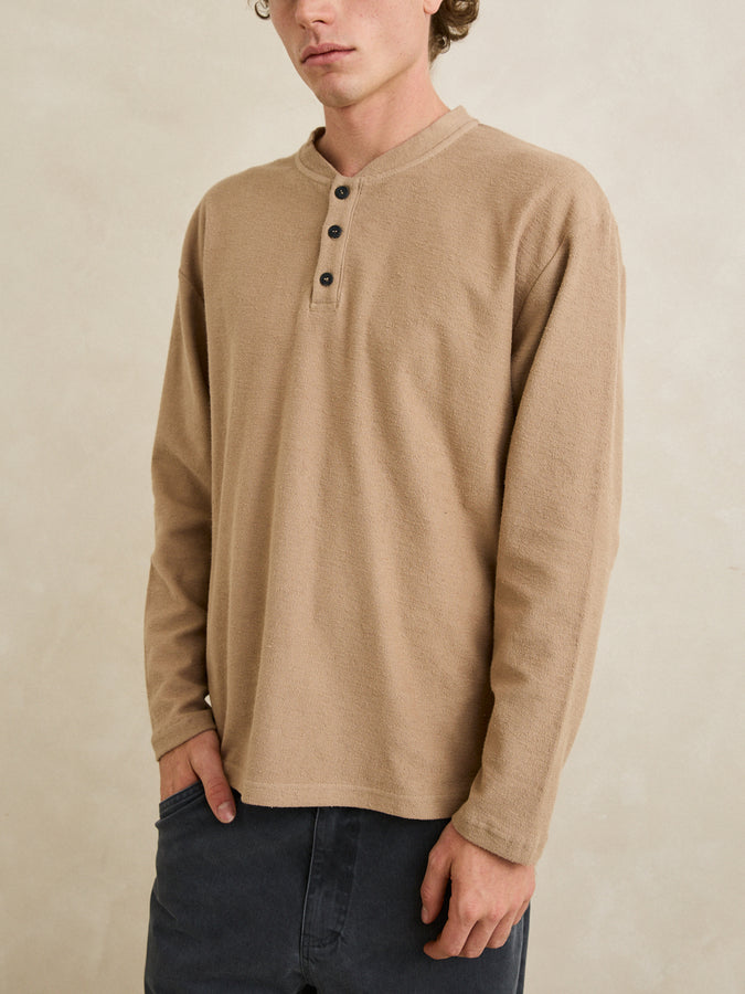 Rhythm Vintage Terry Henley Long Sleeve T-Shirt Fall 2026 | INCENSE