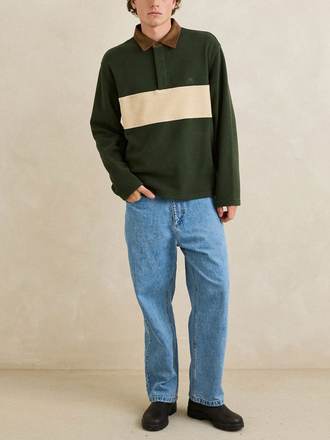Rhythm Awake Polar Long Sleeve Polo Fall 2026 | FOREST