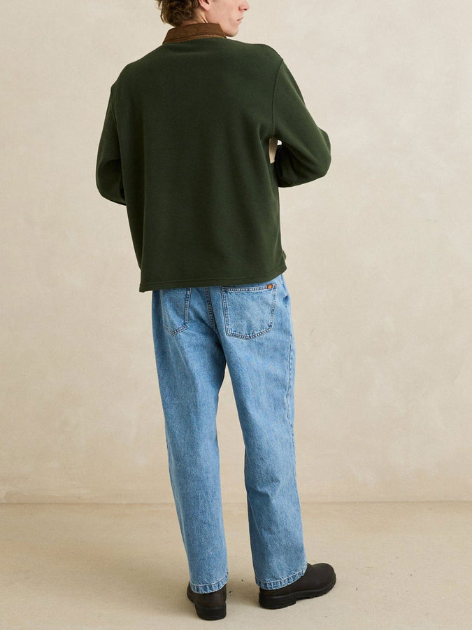 Rhythm Awake Polar Long Sleeve Polo Fall 2026 | FOREST