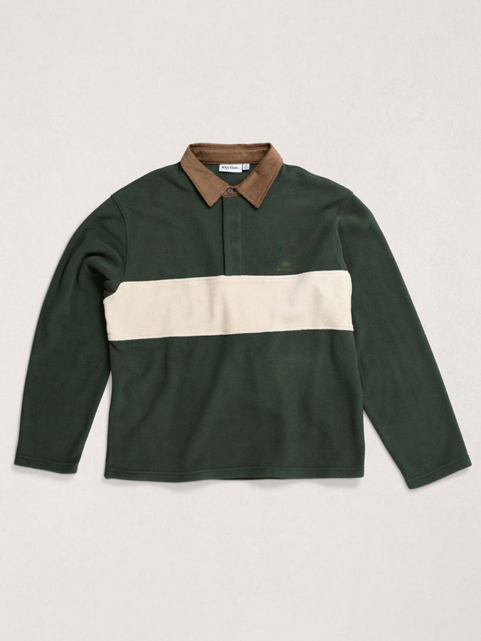 Rhythm Awake Polar Long Sleeve Polo Fall 2026 | FOREST