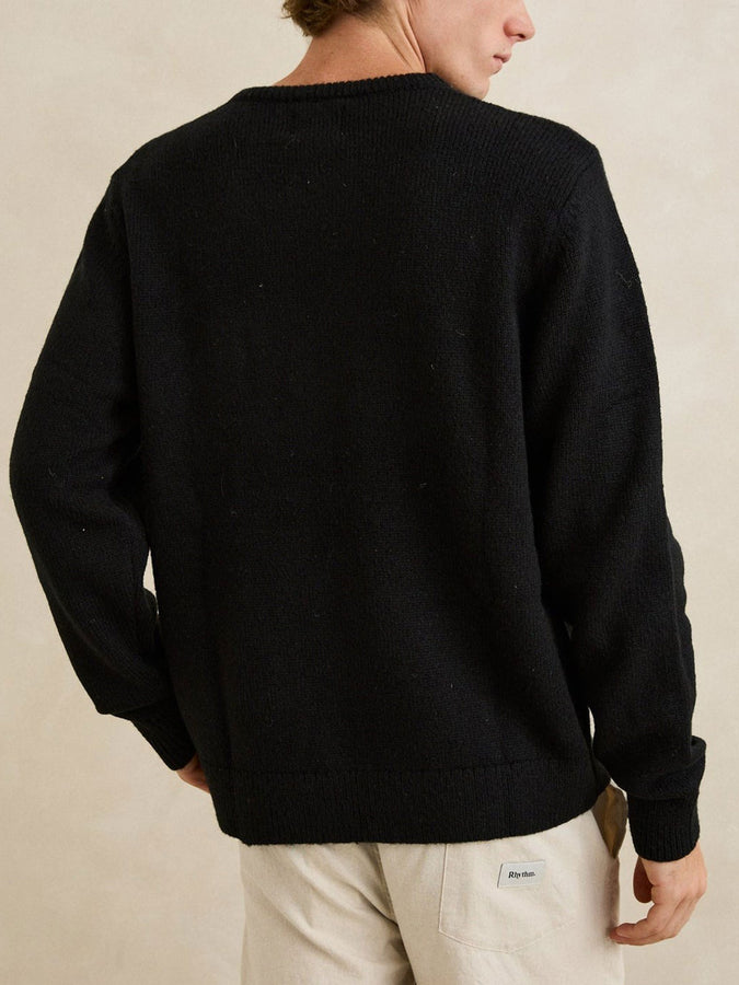 Rhythm Mohair Stripe Sweater Fall 2026 | BLACK