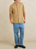 Rhythm Textured Knit Short Sleeve Buttondown Shirt Fall 2026