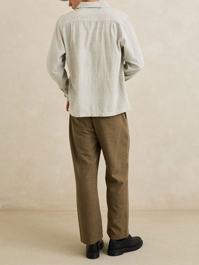Rhythm Bank Stripe Long Sleeve Buttondown Shirt Fall 2026 | OLIVE