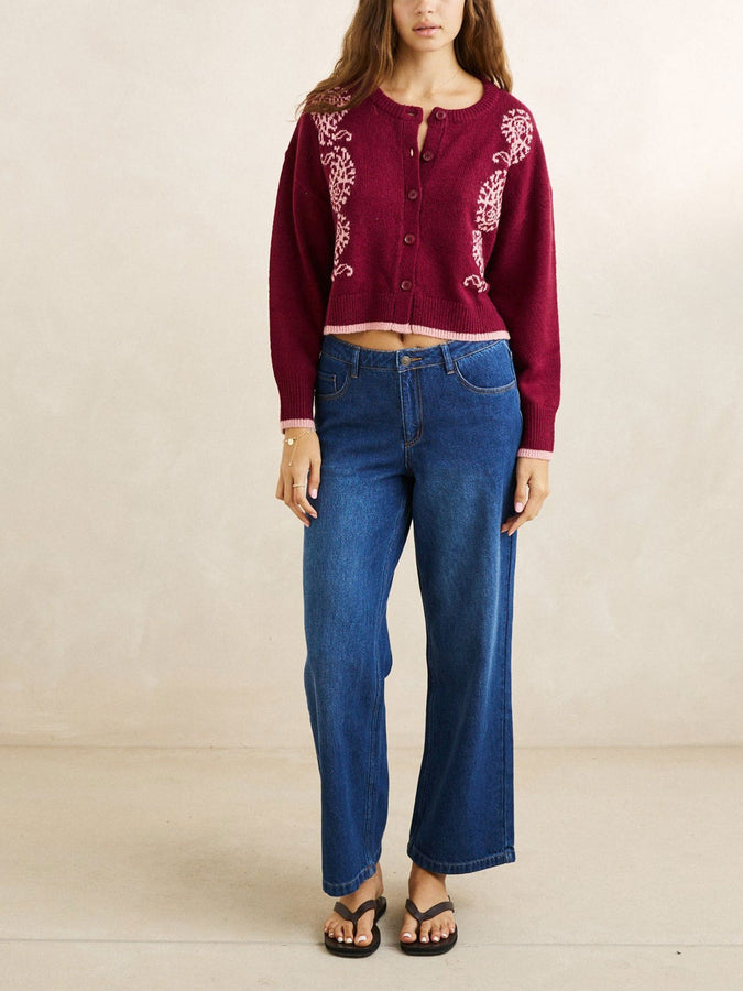 Rhythm Sandy Crop Cardigan Fall 2026 | PLUM