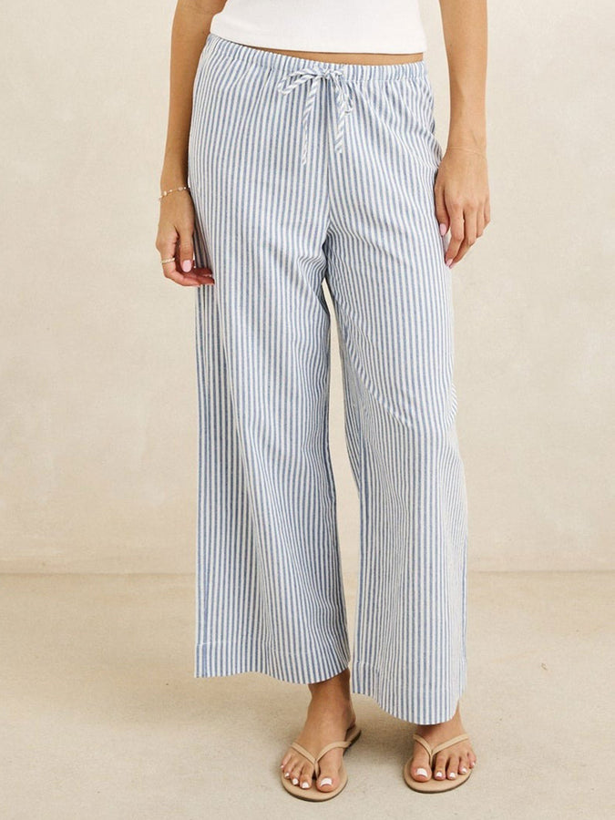 Pantalon Vista Stripe Beach Pants Fall 2026 | BLUE