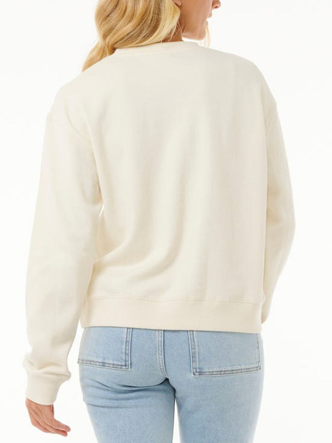 Rip Curl Hoffman Women Crewneck Sweatshirt Fall 2024 | BONE (3021)