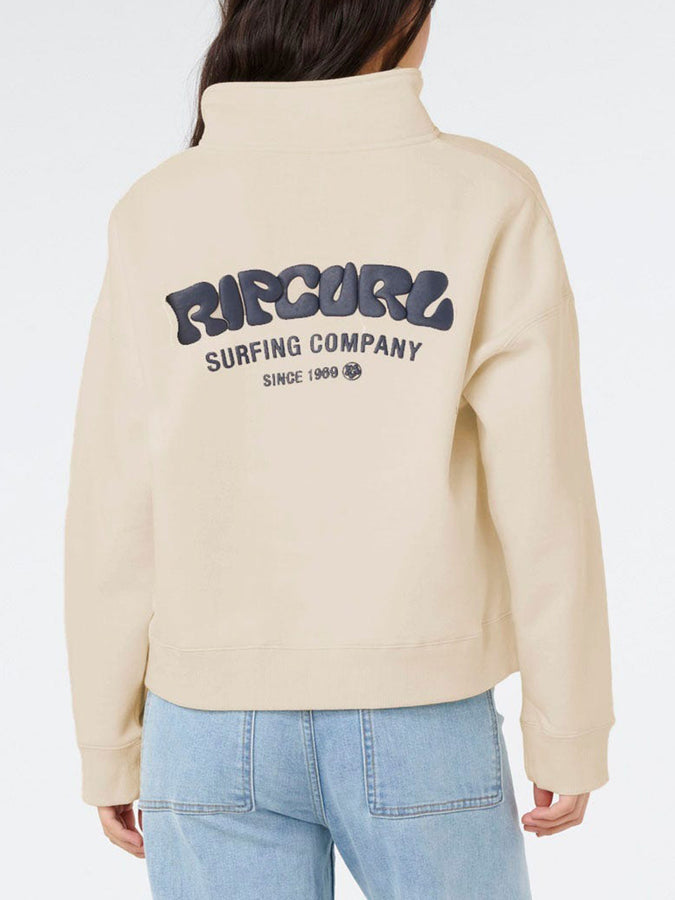 Rip Curl Surf Puff 1/4 Zip Sweater Fall 2025 | NATURAL (0031)