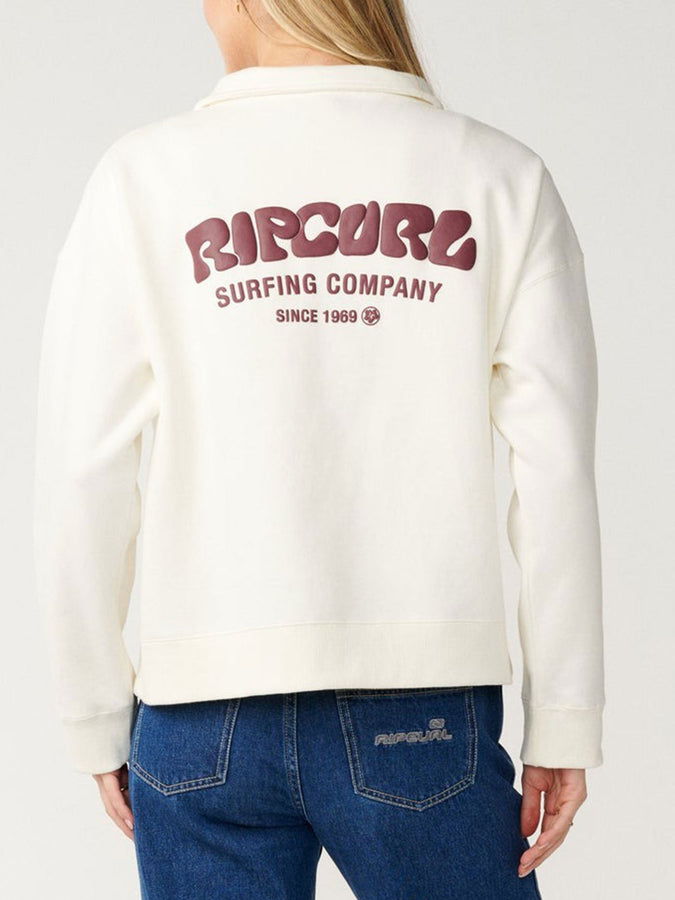 Rip Curl Surf Puff 1/4 Zip Sweater Fall 2026 | BONE (3021)