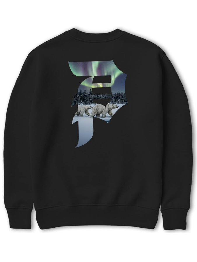 Primitive x Mehrathon Northern Lights Crewneck Sweatshirt Fall 2026 | BLACK