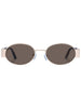 Aire Mars Satin Gold Charcoal/Brown Mono Sunglasses