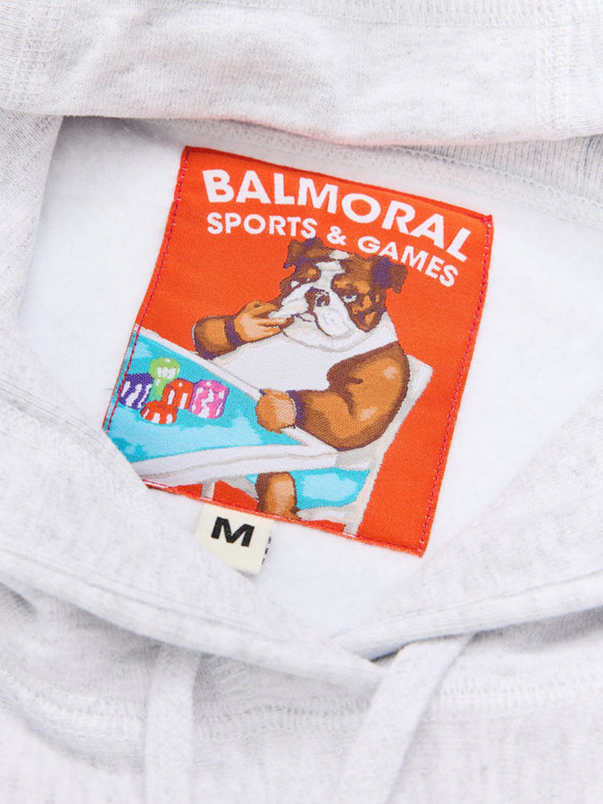 Balmoral Sports And Games Hoodie 2025 | ASH GREY/FOREST GREEN