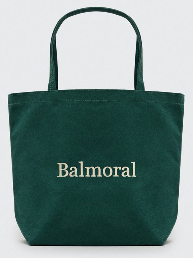 Balmoral Logo Tote Bag 2025 |FOREST GREEN/CREAM