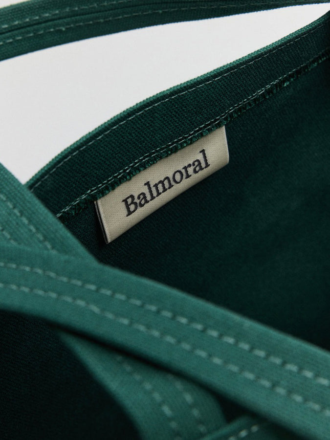 Balmoral Logo Tote Bag 2025 |FOREST GREEN/CREAM