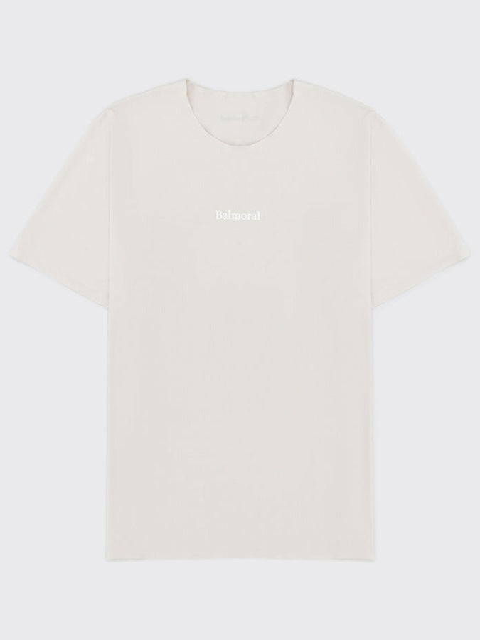Balmoral T-shirt Oakwood Fall 2025 | STONE/WHITE
