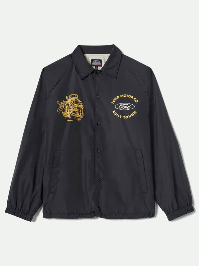 Brixton x Ford Built Tough Windbreaker Jacket Fall 2025 | BURNT RUBBER
