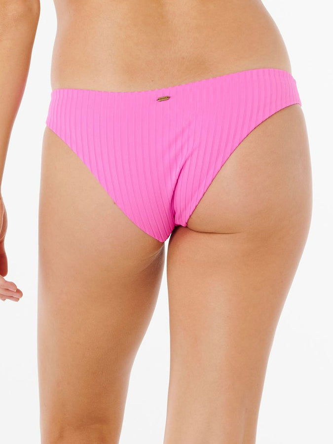 Rip Curl Premium Surf Cheeky Coverage Bikini Bottom Spring 2026 | SUPER PINK (4007)
