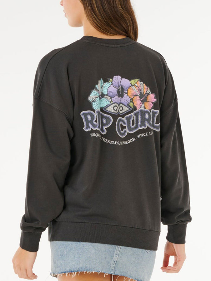 Rip Curl Bells Crewneck Sweatshirt Spring 2026 | WASHED BLACK (8264)