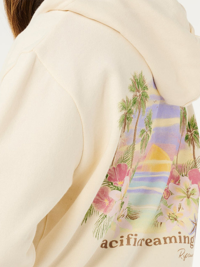 Rip Curl Poolside Relaxed Zip Hoodie Spring 2026 | BONE (3021)