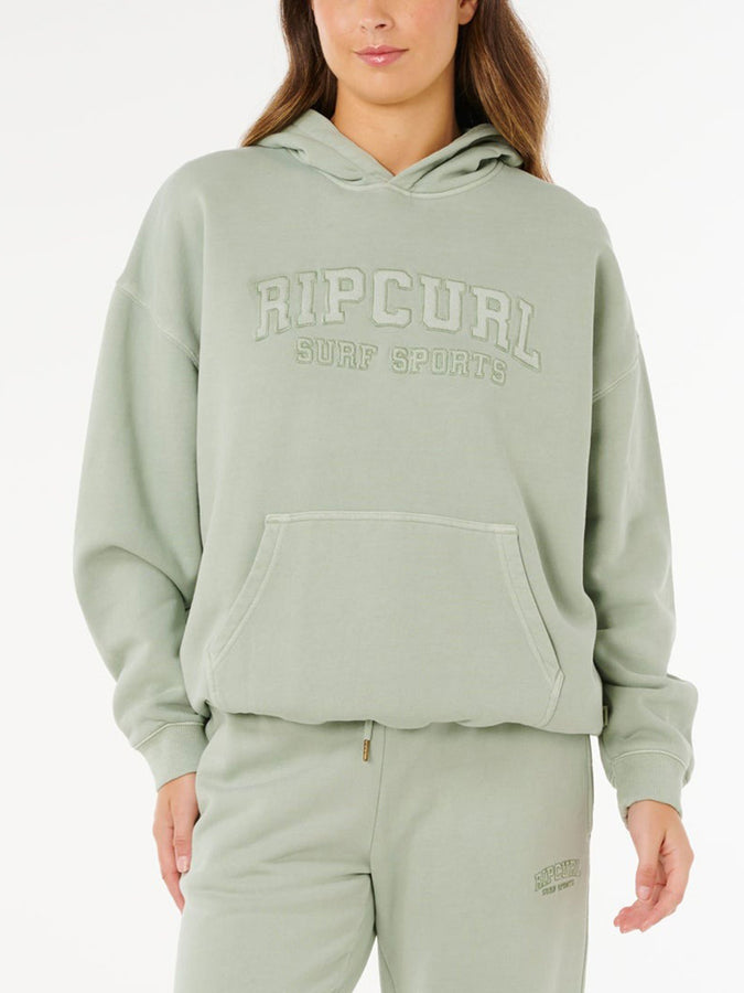 Rip Curl Varsity Sports Oversized Hoodie Spring 2026 | AQUA GREY (3921)