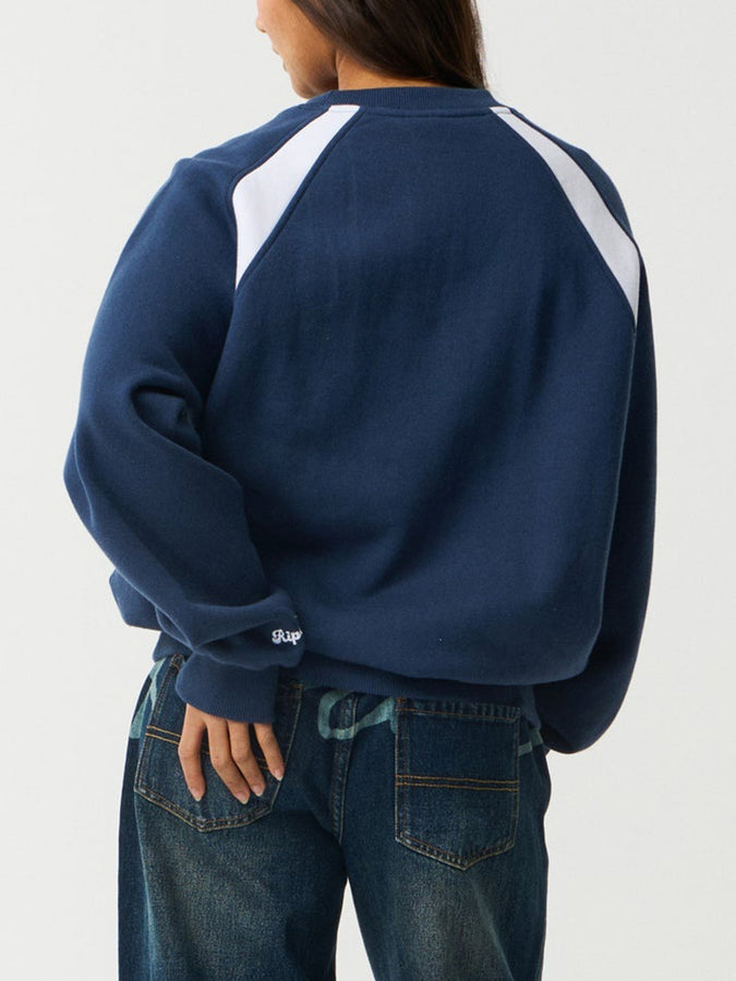 Rip Curl Retro Swell Oversized Crewneck Sweatshirt Fall 2026 | NAVY (0049)