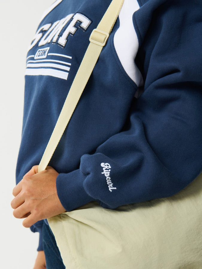 Rip Curl Retro Swell Oversized Crewneck Sweatshirt Fall 2026 | NAVY (0049)