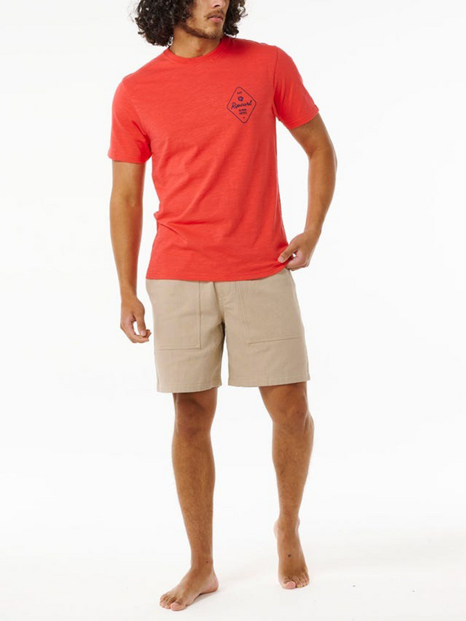 Rip Curl Summer 2024 Aloha Hotel Drop In T-Shirt | HIBISCUS RED (0619)