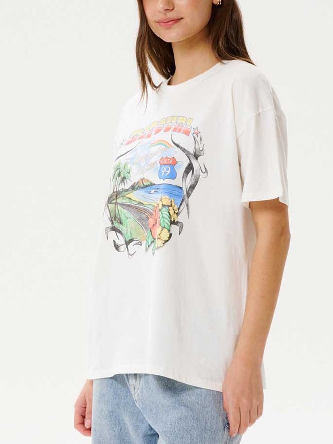 Rip Curl Pacific Rider Relaxed T-Shirt Holiday 2025 | BONE (3021)