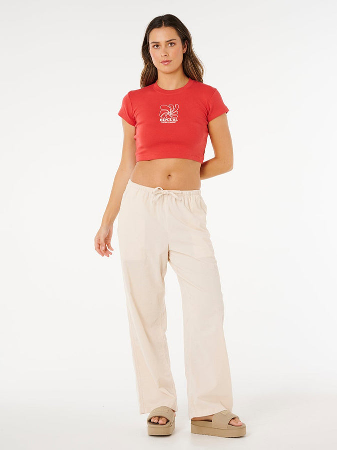 Rip Curl Pacific Coast Baby T-Shirt Spring 2026 | DEEP RED (0582)