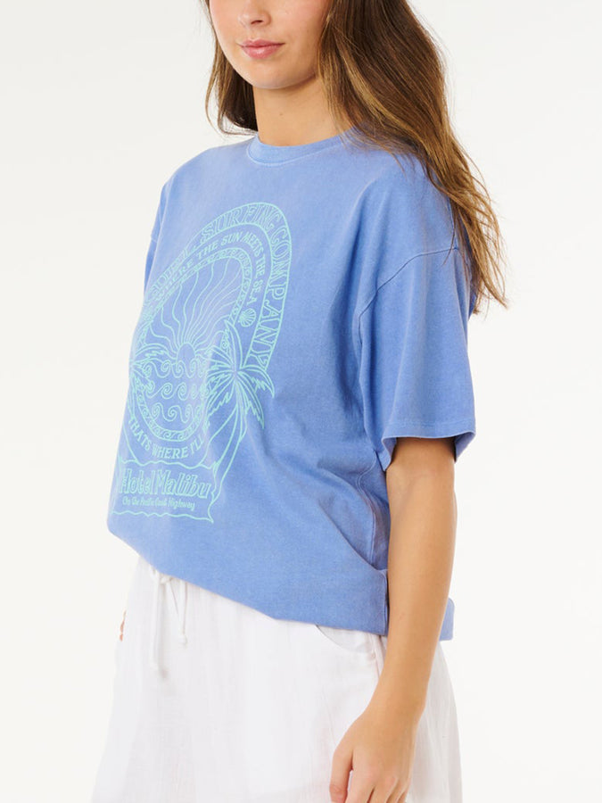 Rip Curl Hotel Malibu T-Shirt Spring 2026 | CORNFLOWER BLUE (2404)