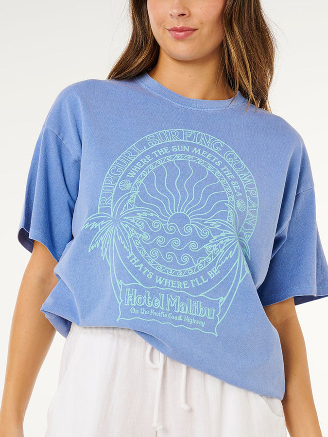 Rip Curl Hotel Malibu T-Shirt Spring 2026 | CORNFLOWER BLUE (2404)