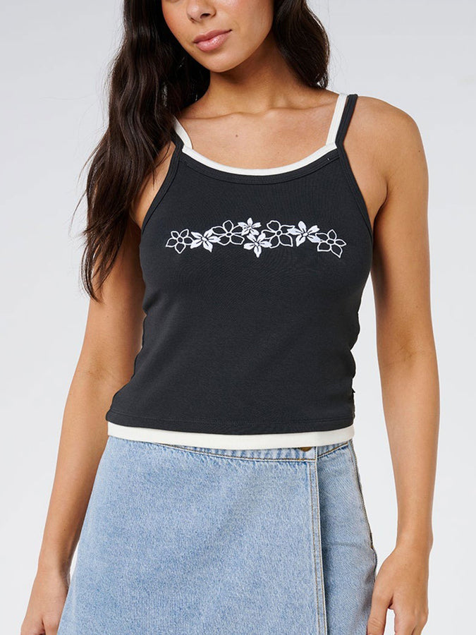 Rip Curl Half Moon Bay Layered Tank Top Summer 2026 | WASHED BLACK (8264)