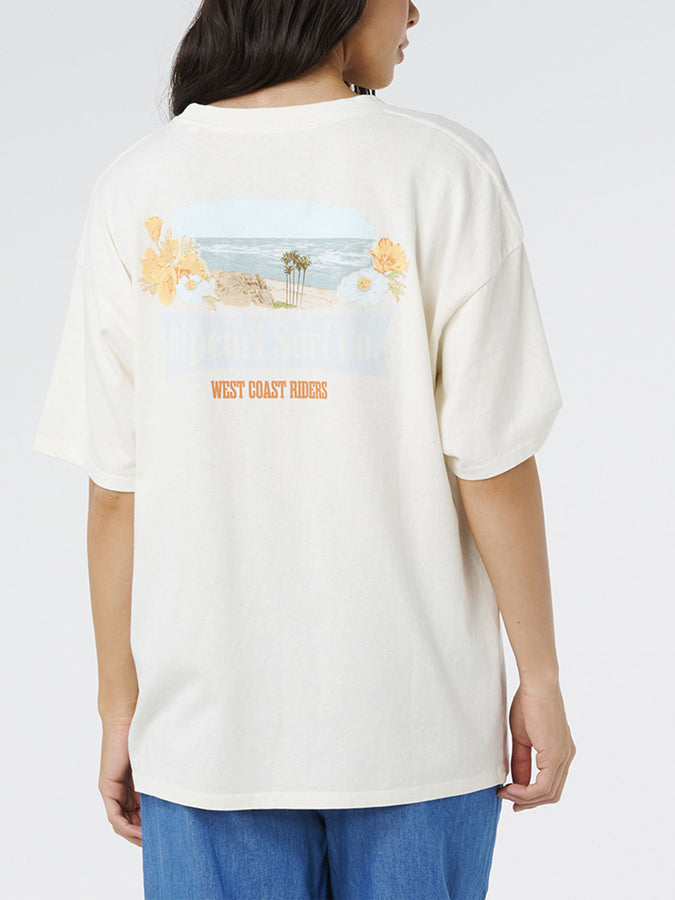 Rip Curl West Coast Heritage T-Shirt Summer 2026 | BONE (3021)