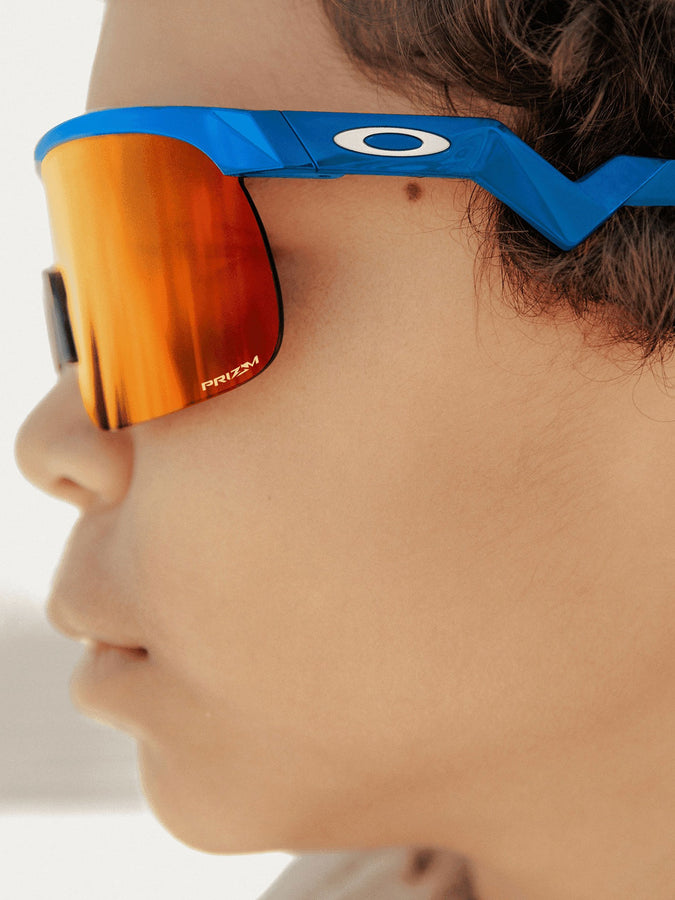 Oakley Resistor Polished White/Prizm Sapphire Sunglasses | POLISHED WHITE/PRIZM SAPPHIRE