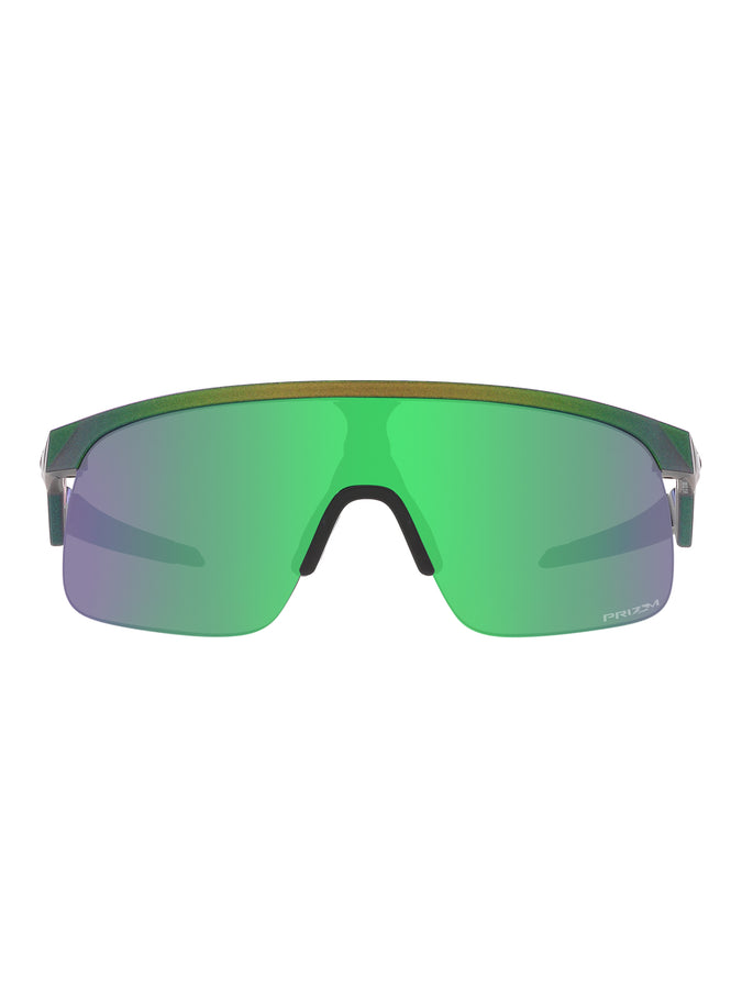 Oakley Resistor Silver/Green Colorshift/Prizm Jade Sunglasses | SILVR/GRN CLRSHFT/PZ JADE
