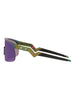Oakley Resistor Silver/Green Colorshift/Prizm Jade Sunglasses